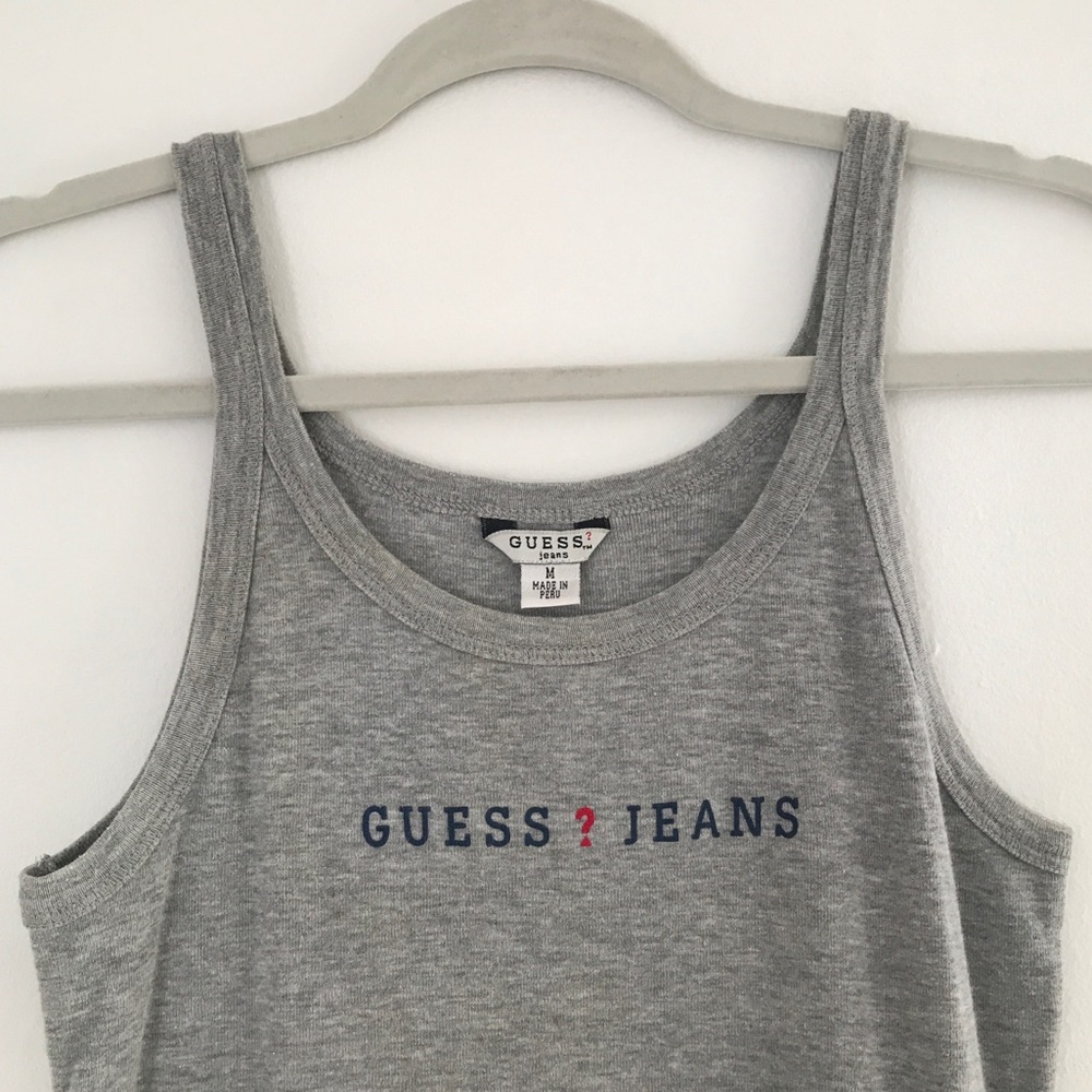 Guess Jeans Vintage Grey Tank Top Dress